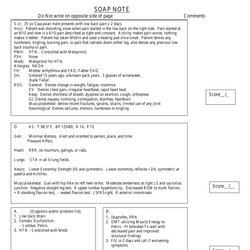 Great Sample Soap Note Fill Out Sign Online And Download Print Big