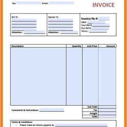 Wizard Printable Free Blank Invoice Template Word Templates Resume Examples Related Posts