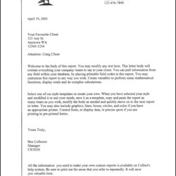 Cool Letter Template Templates Business Client Formal Format Example Letterbox Form Writing Different Members