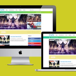 Brilliant New Simplify Responsive Blogger Template Updated Best