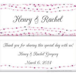 Spiffing Candy Bar Wrapper Templates Template Wedding Print