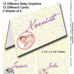 Exceptional Baby Shower Cards Editable Digital Download New Place Sold Vintage