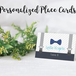 Fine Baby Shower Place Cards Seating Card Folded Name
