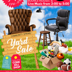 Magnificent Yard Sale Flyer Template Ts