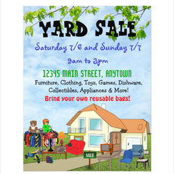 Sterling Free Yard Sale Flyer Templates In Ms Word Publisher Flyers Template Custom