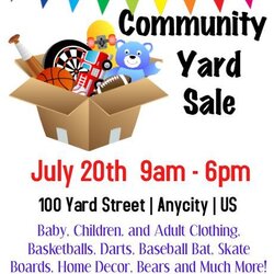 Yard Sale Flyer Template