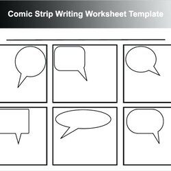 Legit Free Printable Cartoon Strip Template Worksheet Comic Word Pages Superhero