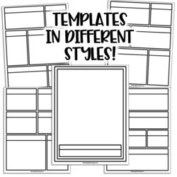 Superlative Comic Strip Templates For Kids Teaching In The Template Square