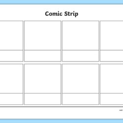 Terrific Blank Comic Strip Template Teacher Made Storyboard Strips Templates Writing Activity Resource