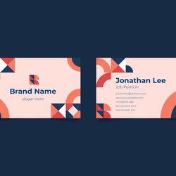 Excellent Double Sided Business Card Template