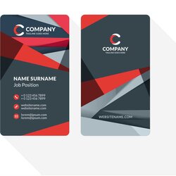 Legit Double Sided Business Card Template Illustrator Sample Vertical With Intended For