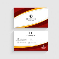 Sterling Double Sided Business Card Template Free Vector