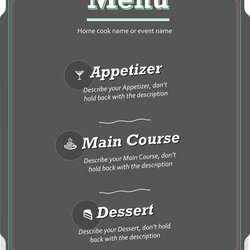 Swell Free Simple Menu Templates For Restaurants Cafes And Parties Template Restaurant