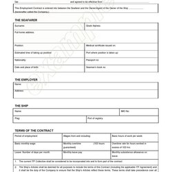 Admirable Ready To Use Employment Contracts Samples Templates Contract