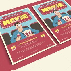 Spiffing Movie Night Flyer Template Event