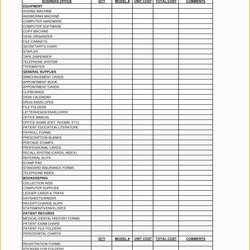 Great Free Office Supply List Template Of Supplies Inventory Sample Spreadsheet Worksheets