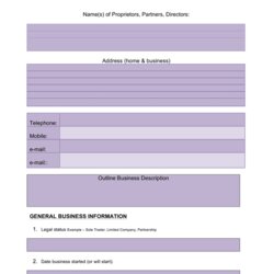 Marvelous Business Plan Template In Word And Formats