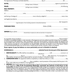Sterling Free Ontario Agreement Of Purchase And Sale Form