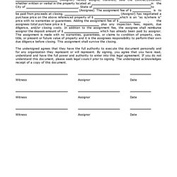 The Highest Quality Purchase Home Agreement Form This Is How Assignment