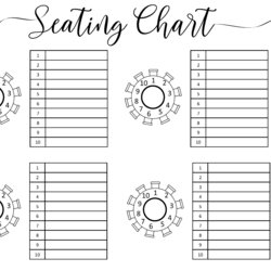 Swell Printable Wedding Seating Chart Template People Per Table Round