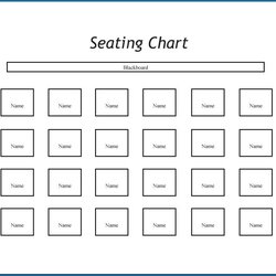 Tremendous Free Printable Seating Chart Template Classroom Wedding Templates Excel Example Plan Charts Table