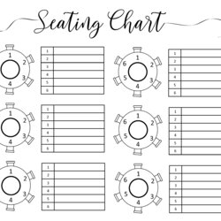 Superior Printable Wedding Seating Chart People Per Table Round
