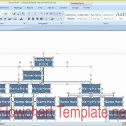 Brilliant Free Organizational Chart Template Word Of Best Organization Microsoft Office Corporate Make Excel