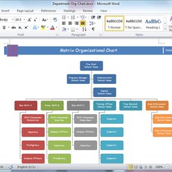 Microsoft Word Organizational Chart Free Software Template Templates Programs