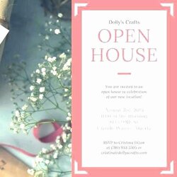 Cool Free Open House Invitation Template Lovely
