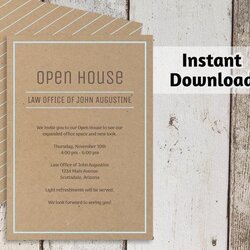 The Highest Quality Open House Invite Templates Printable Business Invitation Template
