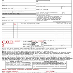 Free Bill Of Lading Forms Templates