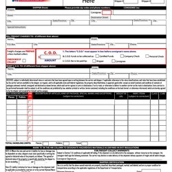 Fantastic Free Bill Of Lading Forms Templates Template Lab Bills Document