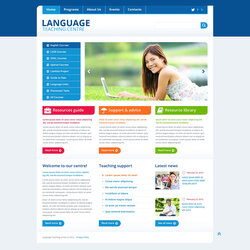 Terrific Web Templates Rich Image And Wallpaper Website Template School Language Responsive Name Printable