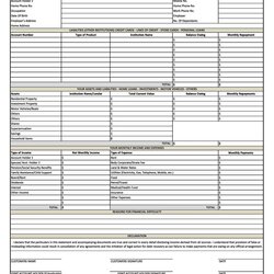 Wonderful Personal Financial Statement Templates Forms Template Examples Kb