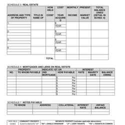 The Highest Standard Personal Financial Statement Template In Word And Formats Page Of