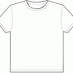 Best Photo Of Large Printable Shirt Template Coloring Home