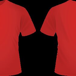 Great Download Shirt Template Red Free That You Can Plain Tee Front Back Clip Transparent Library
