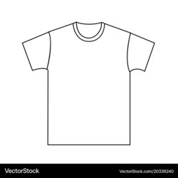 The Highest Standard Blank Shirt Template Royalty Free Vector Image Plain Drawing