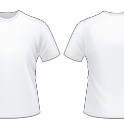Spiffing White Shirt Template Free Download Images On Shirts