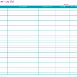 Perfect Free Printable Inventory Spreadsheet Templates Excel Template Beautiful Sheet Control Of