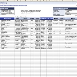 Budget Construction Excel Blog Home Inventory Example