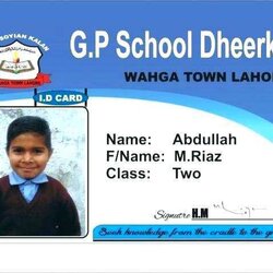 Free Student Id Card Template Download In Word For
