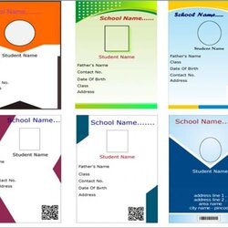 Capital Blank School Id Card Template Online Now For Customize Collections Ism