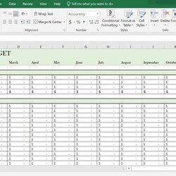 Wonderful Annual Budget Planner Excel Template Simple Instant Business
