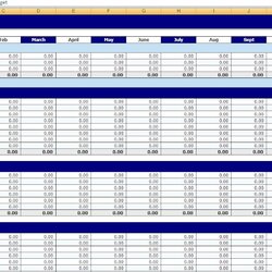 High Quality Get Download Annual Business Budget Template Excel No Nu