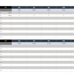 Very Good Free Work Schedule Templates For Word And Excel Template Weekly Bi