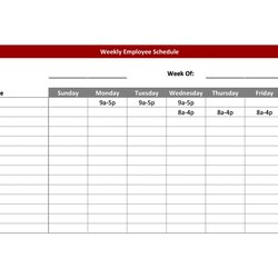 The Highest Standard Free Printable Employee Schedule Template Scaled