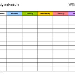 Sterling Perfect Daily Work Schedule Templates Template Printable