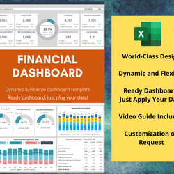 Marvelous Financial Dashboard Excel Template
