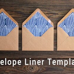 Fantastic Envelope Liner Template Database